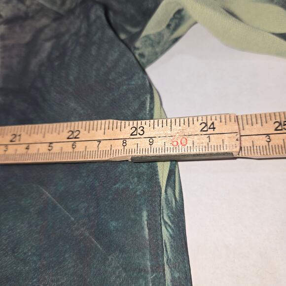 Dressbarn 1X Boho Tunic Top Sheer Embellished Earthy Flowy Blouse Lightweight - Picture 9 of 10